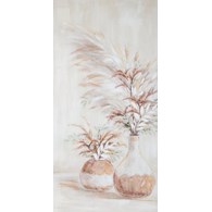 Obraz 497B 60x120 cm rośliny w wazonie