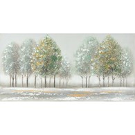 Obraz 532 120x60 cm pejzaż z drzewami