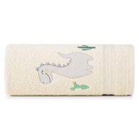 Ręcznik BABY40 50x90 cm kremowy Mięciutki i bardzo delikatny dziecięcy ręcznik kąpielowy z chłonnej tkaniny frotte z naturalnej bawełny