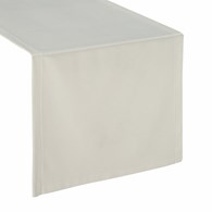 Bieżnik VELVET 40x140 cm biały
