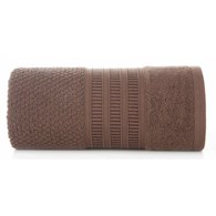 Mięsisty ręcznik ROSITA 50x90 brązowy Miękki, jednolity kolorystycznie ręcznik bawełniany o dużej gramaturze