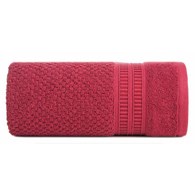 Mięsisty ręcznik ROSITA 30x50 czerwony Miękki, jednolity kolorystycznie ręcznik bawełniany o dużej gramaturze