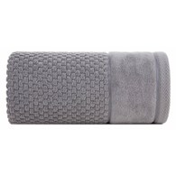 Mięsisty ręcznik FRIDA 50x90 srebrny Miękki, jednolity kolorystycznie ręcznik bawełniany o dużej gramaturze