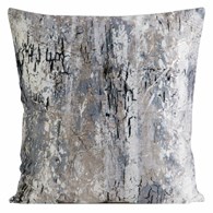 Poszewka MALIA 45x45 marmurowa stalowa Poszewka welwetowa z metalicznym nadrukiem, marmurowy wzór, rozmiar 45x45 cm