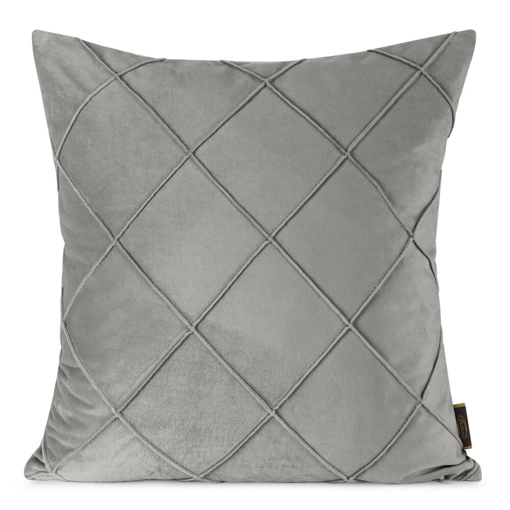 Poszewka NALA2 45x45 cm romby srebrna