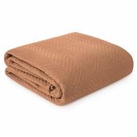 Narzuta LEN/3 220x240 ceglasta jodełka