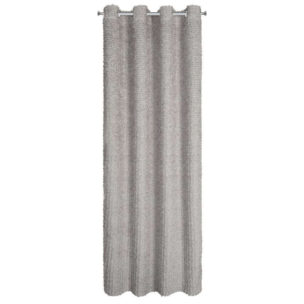 Elegancka zasłona TIFFANY Eva Minge 135x250 cm srebro