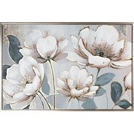 Obraz 672/B 90x60 cm białe kwiaty