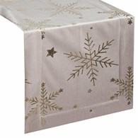 Bieżnik świąteczny 10B 40x140 cm beżowy