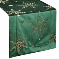 Bieżnik świąteczny 12B 40x140 cm zielony