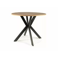 Stół do jadalni TALIA2 loftowy 90 cm dąb