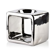 Kominek na olejek zapachowy Cube Silver