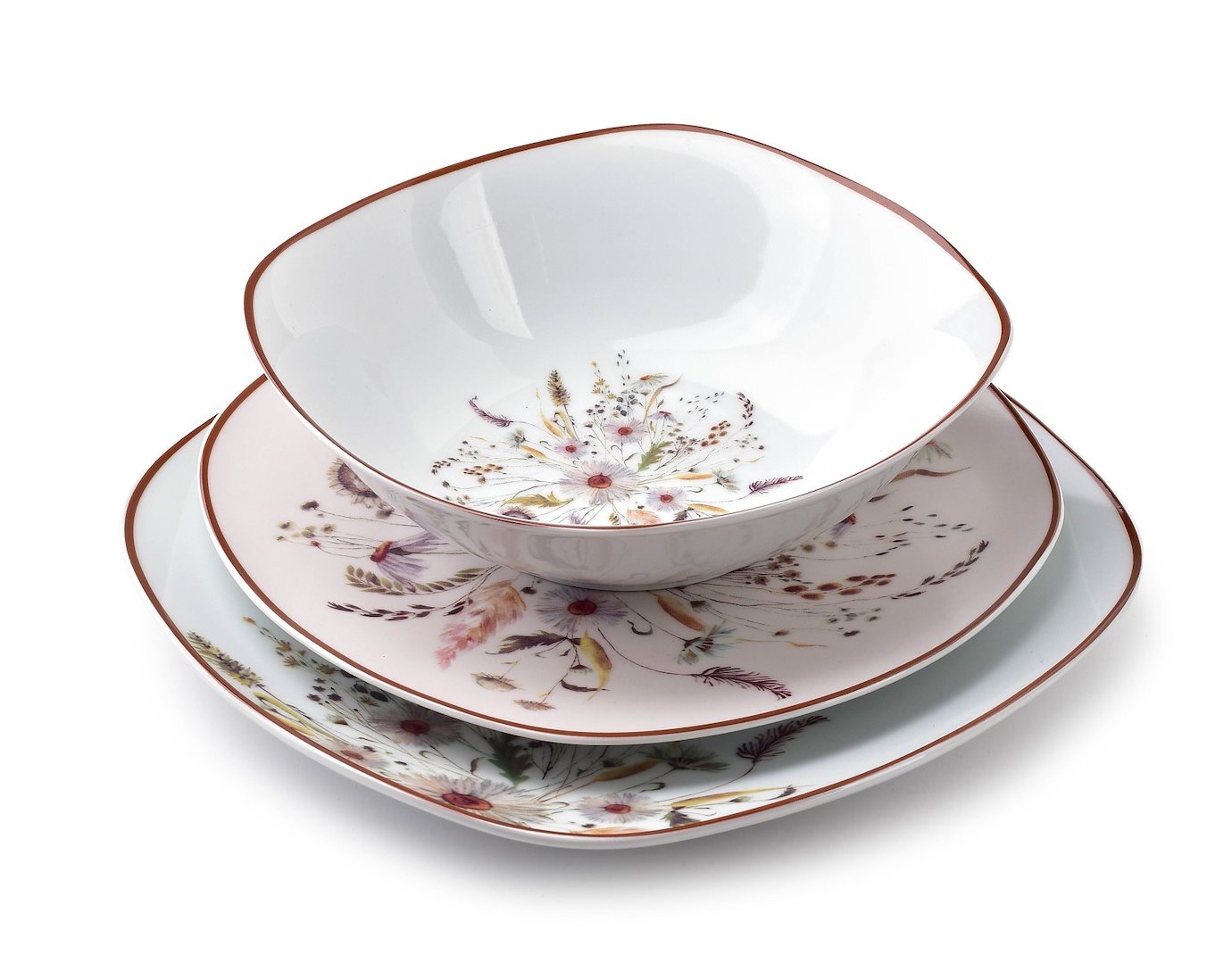 Komplet obiadowy Lea Beige 18 el.