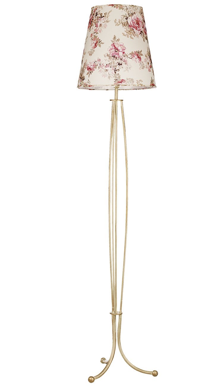 Lampa Podłogowa SARA Beżowy Abażur 1xE27 165 cm