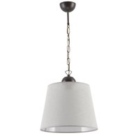 Lampa Wisząca KAMELIA Beżowy Abażur 1xE27 38 cm