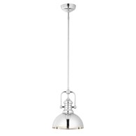 Lampa Wisząca PLATINO Srebrny 1xE27 31 cm