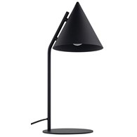 Lampka Biurkowa CONO Czarny Metalowy Klosz 1xE27 49cm