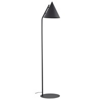 Lampa Podłogowa CONO Czarny Metalowy Klosz 1xE27 143cm