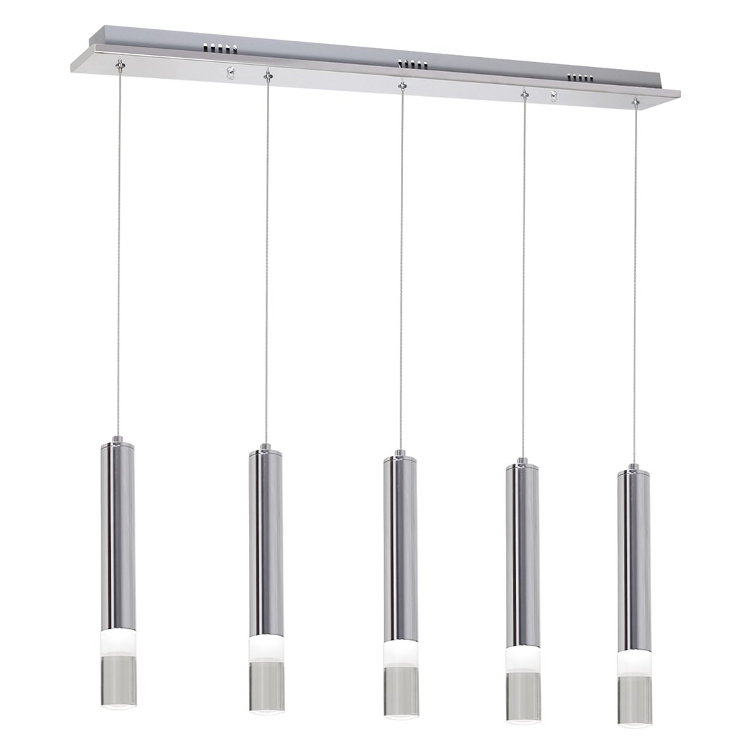 Lampa wisząca tuby ICE Led chrom