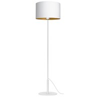 Lampa Podłogowa ARDEN Biały Złoty Abażur 1xE27 150cm