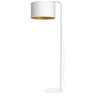 Lampa Podłogowa ARDEN Biały Złoty Abażur 1xE27 151cm