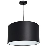 Lampa Wisząca ARDEN Czarny Biały Abażur 1xE27 40cm