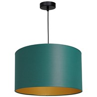 Lampa Wisząca ARDEN Zielony Złoty Abażur 1xE27 40cm