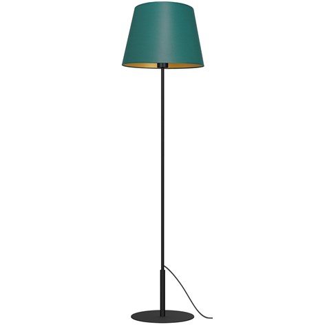 Lampa Podłogowa ARDEN Zielony Złoty Abażur 1xE27 154cm