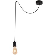 Lampa Wisząca SPINDEL Czarny 1xE27