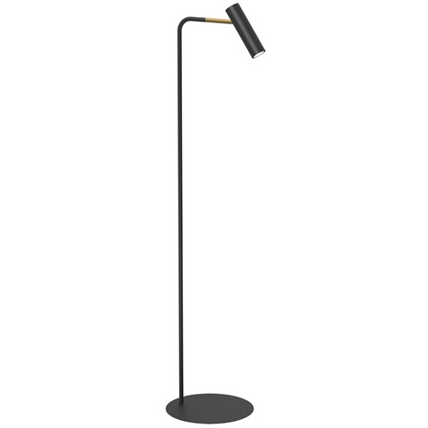 Lampa Podłogowa AXION Czarny Złoty 1xGU10 159cm