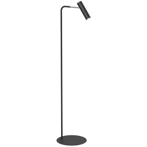 Lampa Podłogowa AXION Czarny Srebrny 1xGU10 159cm