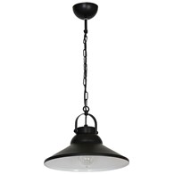 Lampa żyrandol industrialna IRON LOFT Wykonana w całości z metalu, stylowa i modna lampa sufitowa w kolorze czarnym