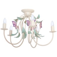 Lampa Sufitowa SUMMER Beżowy Szary 5xE14