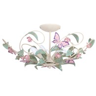 Lampa Sufitowa SUMMER Beżowy Szary 5xE14 Plafon