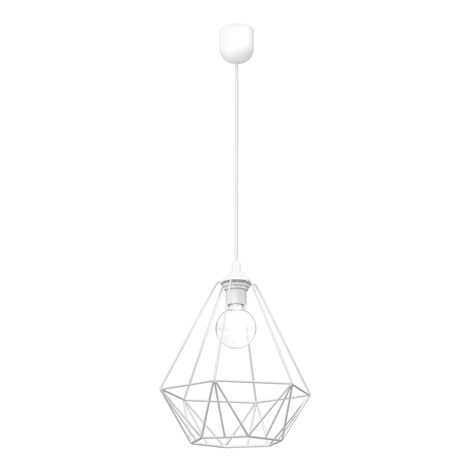 Lampa wisząca BASKET WHITE 1xE27