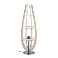 Lampa podłogowa stojąca BOHO PLYWOOD Wykonana z drewnianej sklejki oraz metalu, elegancka i stylowa lampa podłogowa w stylu BOHO lub RUSTYKALNYM