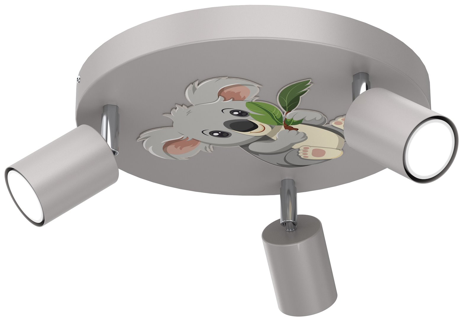 Lampa Sufitowa FUN Szary 3xGU10 Koala