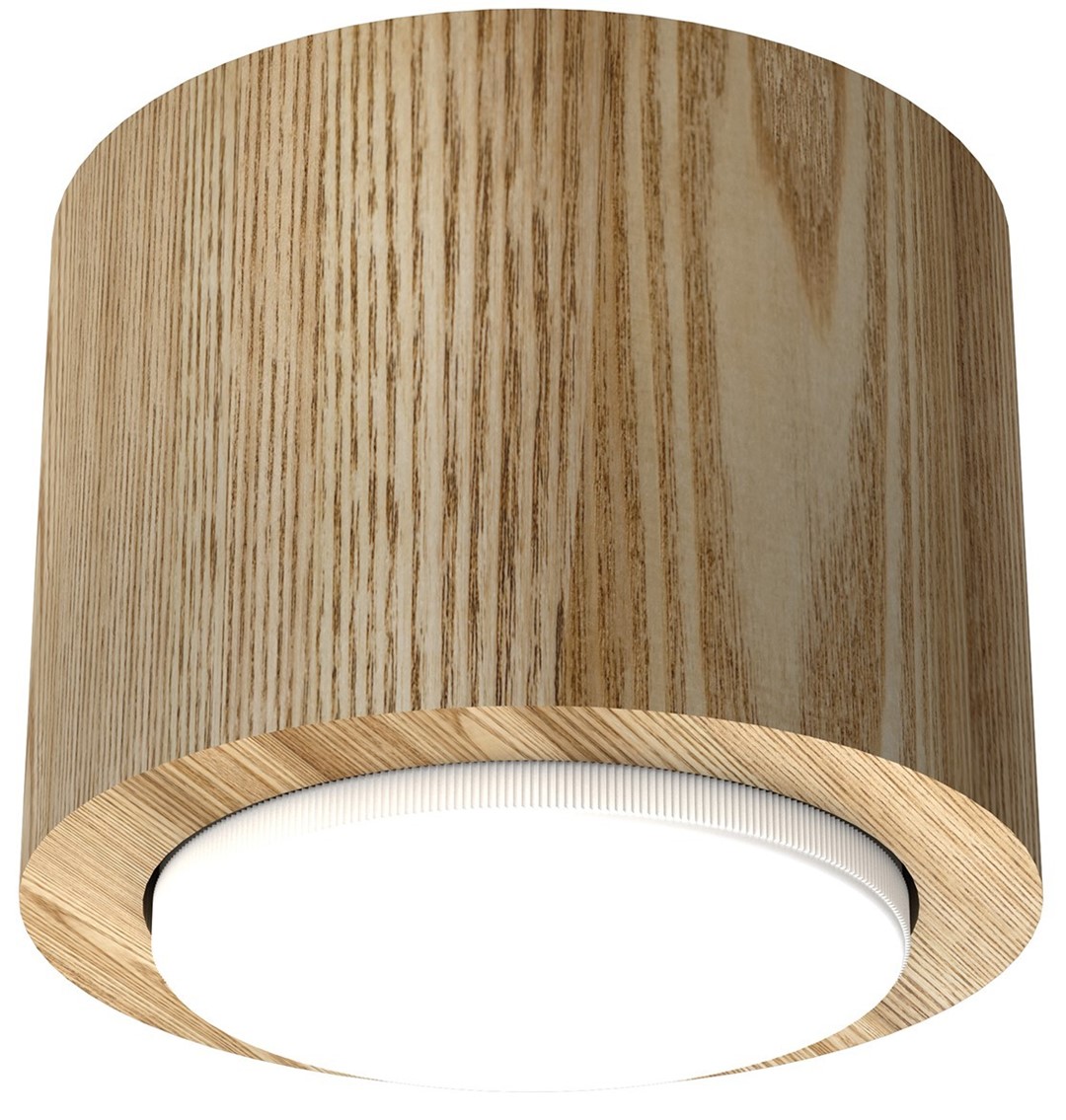 Oprawa Punktowa DOWNLIGHT WOOD Brązowy 1xGX53 Okrągły