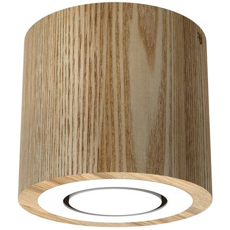 Oprawa Punktowa DOWNLIGHT WOOD Brązowy Biały 1xGU10