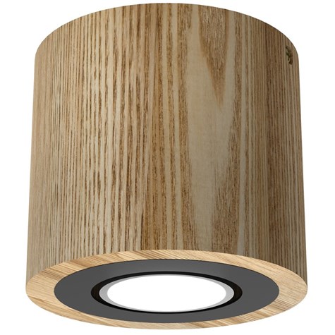 Oprawa Punktowa DOWNLIGHT WOOD Brązowy Czarny 1xGU10