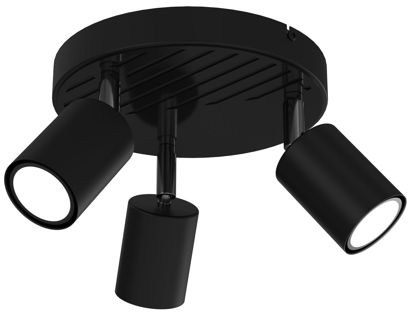 Lampa Sufitowa Spot TERRA Czarny 3xGU10 Plafon