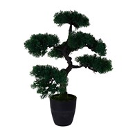 Sztuczne drzewko Bonsai 50 cm wzór 3 Wykonane z tworzywa sztucznego, dekoracyjne drzewo w doniczce do dekoracji wnętrz, tarasów, balkonów i ogrodów