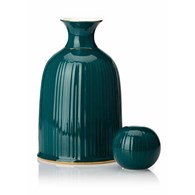 Karafka Kendi Green Gold          Stylowa ceramiczna karafka ze złotą obwódką