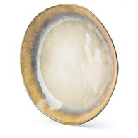 Talerz z kamionki Stone 27 cm wzór 2