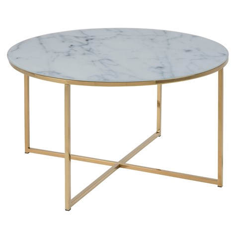 Stolik Falchetto Gold Marble 80 cm