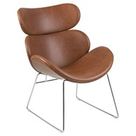 Krzesło Diletti Leather Chrome