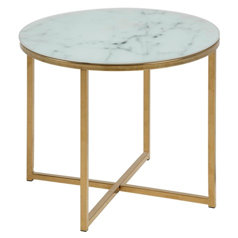 Stolik Falchetto Gold Marble 50 cm