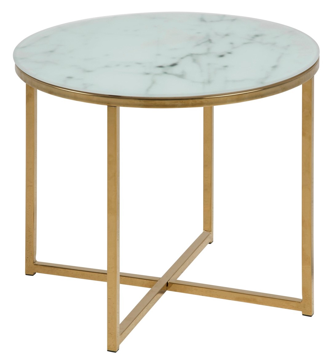 Stolik Falchetto Gold Marble 50 cm