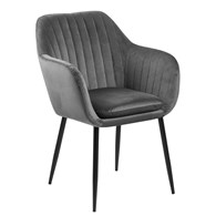 Krzesło Batchelor Grey Velvet