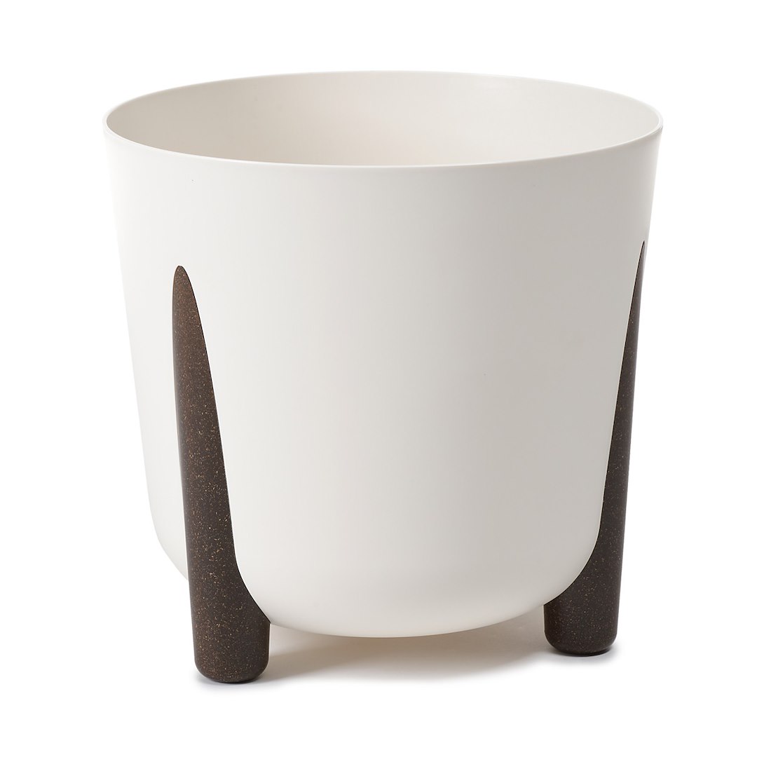Donica Moss ECO recykling biała 26xh25 cm